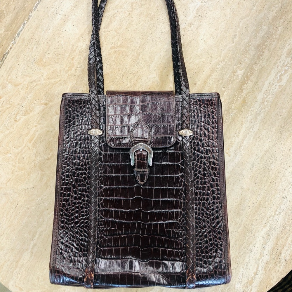 Brighton Brown Women’s Handbag/ Shoulder bag. (12 in x 10 in). JB